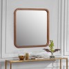 Sofie 23.62"x23.62" Decorative Wall Mirrors With Square Woven Grain And MDF Framed Mirror-The Pop Home - 2 of 4