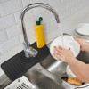 Unique Bargains Kitchen Silicone Faucet Drain Pad 14.57"x5.71" 1 Set - 2 of 4