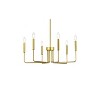 Elegant Lighting Galaxy 3-Light Chrome Flush Mount with Clear Royal Cut Crystal - 3 of 4
