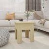 vidaXL Coffee Table Sonoma Oak 15.7"x15.7"x16.5" Engineered Wood - 2 of 4