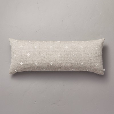 14x36 Diamond Jacquard Lumbar Bed Pillow - Hearth & Hand™ With Magnolia : Target