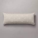 14"x36" Diamond Jacquard Lumbar Bed Pillow - Hearth & Hand™ with Magnolia