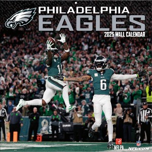 NFL Philadelphia Eagles 2025 12"x12" Team Wall Calendar - 1 of 4