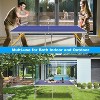 Professional Outdoor Table Tennis Table, 6x3FT Portable Ping Pong Table with Net, Paddles & Balls - 2 of 4