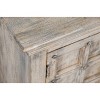 Dale Distressed Antique 2 Door Sideboard White - Timbergirl: Mango Wood, Dining Storage, No Drawers - 4 of 4