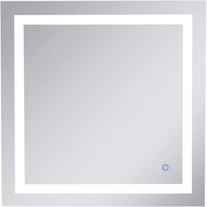 Elegant Lighting Helios 30in x 30in Hardwired LED mirror with touch sensor and color changing temperature 3000K/4200K/6400K - 1 of 4