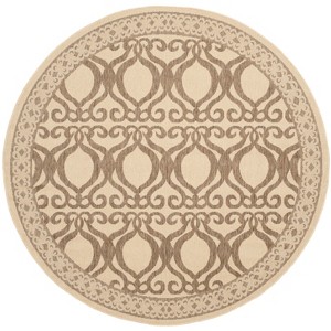 Courtyard CY3040 UV & Stain Resistant Non-Shedding Power Loomed Indoor/Outdoor Rugs - Safavieh - 1 of 4