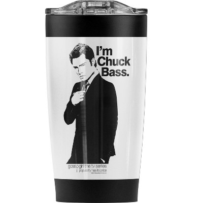 Gossip Girl Im Chuck Bass Steel Tumbler 20oz Coffee Travel Mug