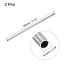 Unique Bargains 304 Stainless Steel Corrosion Resistant Round Industry Tube 2 Pcs - 2 of 4