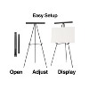 Staples Tri-Lite Display Easel Black Steel (28220US/50449US) - 3 of 4