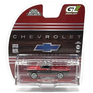 Greenlight 1972 Chevrolet Cheyenne C10 Short Bed Hobby Exclusive 1:64 Scale - 1 of 3