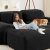 Aukfa Modular Corduroy Sectional Sofa with Ergonomic Support - Pet Friendly, Easy Assembly, Non-Slip Base Design - 4 of 4