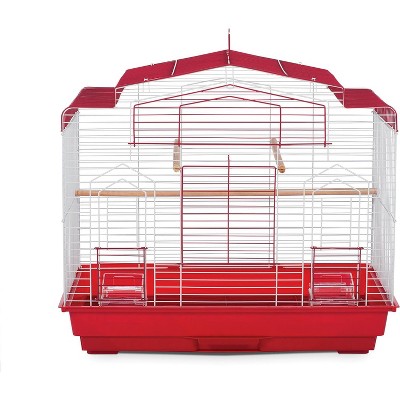 Prevue Pet Products SP50041 Barn Style Bird Cage, Red/White