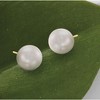 Ross-Simons 8-9mm Cultured Button Pearl Stud Earrings in 14kt Yellow Gold - 4 of 4