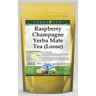 TerraVita Raspberry Champagne Yerba Mate Tea (Loose) (8 oz, ZIN: 563553, 1-Pack)