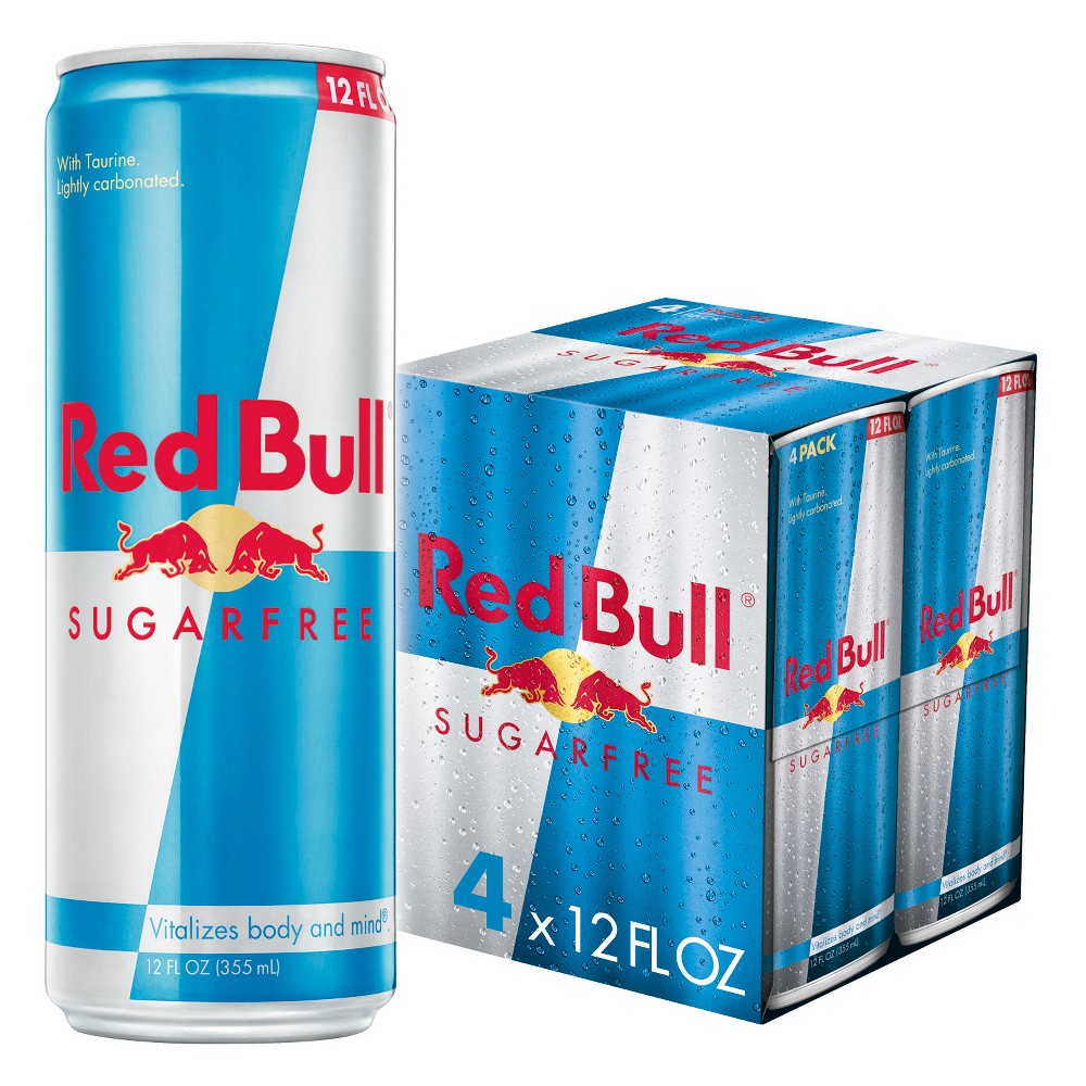 UPC 611269766639 product image for Red Bull Sugar Free Energy Drink - 4pk/12 fl oz Cans | upcitemdb.com