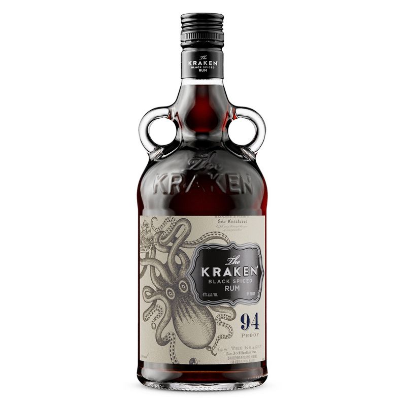 The Kraken Black Spiced Rum - 750ml Bottle, 1 of 21