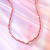 Ross-Simons 8.5-9mm Cultured Pearl and 4mm Pink Coral Bead Necklace With 18kt Gold Over Sterling - 3 of 4