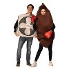 Imposta Costumes Adult Hits the Fan Couple's Costume - Size One Size Fits Most - Brown - 2 of 3