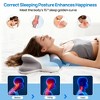 ChicFurnit Bed Pillows Supportive Memory Foam Pillow for Shoulder Ergonomic Neck Support Pillow for Bedroom, White, 25.79"*14.57"*6.69" - 3 of 4