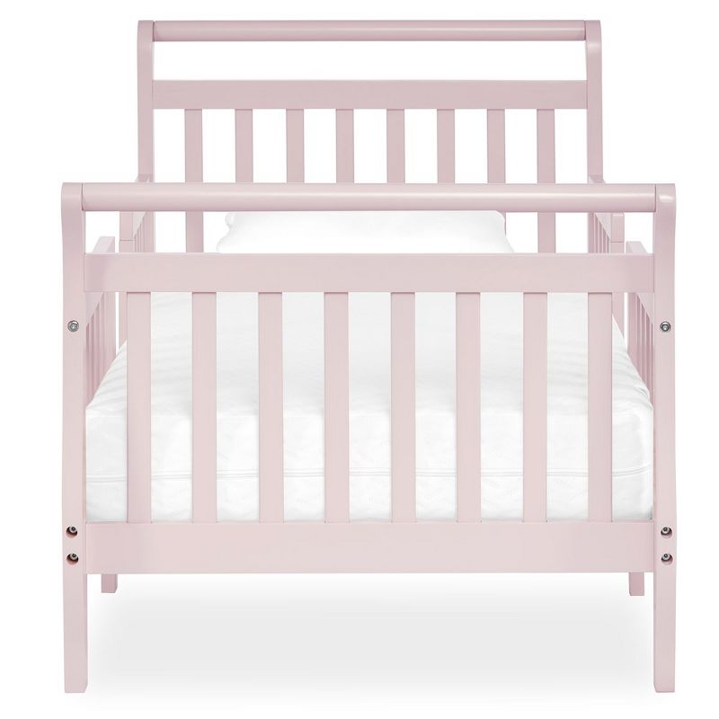 Dream On Me JPMA Certified Emma 3-in-1 Convertible Toddler Bed, Blush Pink, 4 of 17