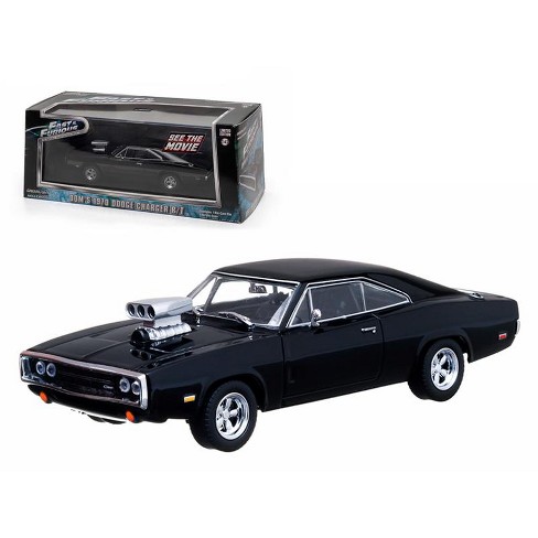 Doms 1970 Dodge Charger Black The Fast And The Furious Movie 2001 143 Diecast Car By Greenlight