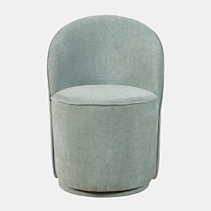 Jofran,Landon Mid-Century Modern Upholstered Swivel Dining Chair (Set of 2) - 1 of 4