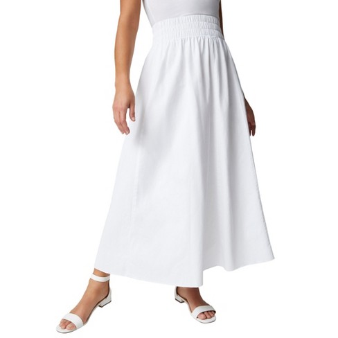 White cotton 2025 skirt size 16