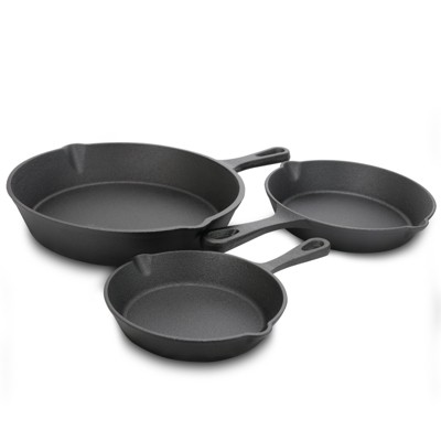 General Store Addlestone 3 Piece Preseasoned Cast Iron Set