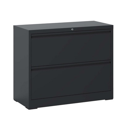 NicBex 2 Drawer File Cabinet with Lock,Office Cabinet with Handle Free Design,Modern Lateral Storage Cabinet,Filing Cabinets for Home Office