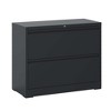 NicBex Modern File Cabinet with Lock, Lateral  Metal Filing Cabinets with Drawers and Anti-Tilt Design,Office Cabinet for Home, Office,Black/White - 4 of 4