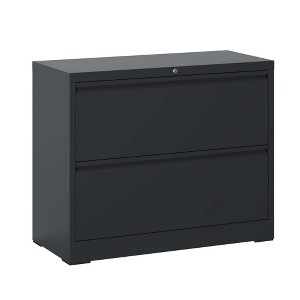 NicBex 2 Drawer File Cabinet with Lock,Office Cabinet with Handle Free Design,Modern Lateral Storage Cabinet,Filing Cabinets for Home Office - 1 of 4