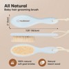 KeaBabies Baby Hair Brush, Oval Cradle Cap Brush, Soft Baby Brush for Infant, Newborn Hairbrush for Girls, Boys, Baby Scalp Brush (Oval) - 2 of 4