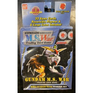 BANDAI Gundam M. S. War Trading Card Game Wing Gundam Team Sealed Starter Set - 1 of 1