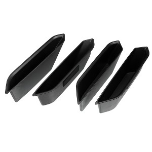 Unique Bargains 4-PACK Front Rear Door Handle Storage Box for Ford Bronco 2021 2022 2023 4Door Black 8.27"x1.38"x2.36" - 1 of 4