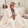 Aoibox Whale Flotilla Jacquard Throw Blanket, Ultra Soft & Plush Cozy Blanket for All Seasons, Warm & Fluffy Home Decor - 2 of 4
