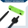 Unique Bargains Bicycle Lock Durable Anti-Theft Bicycle Padlock Cable Lock Green 1 Set - 3 of 4