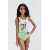 Disney Princess Cinderella Belle Tiana Jasmine Girls One Piece Bathing Suit Toddler to Little Kid - 4 of 4