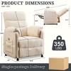 Dolonm Power Recliner Chair with Position Memory, 7-Zone Body Support & Plush Chenille Fabric, for Living Room, Office & Bedroom - 3 of 4