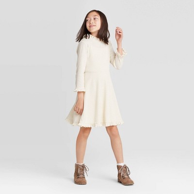 target girls white dress