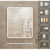 38 X 36 Rectangular Framed Dimmable Anti-Fog LED Wall Bathroom Vanity Mirror Lighted Mirror - 4 of 4