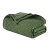 Sapphtopaz Waffle Weave Cotton Blanket, Ultra Soft Breathable Throw Blanket, 90"W x 90"L Cooling Blankets for Bed, Full/Queen Blanket - 4 of 4
