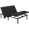 Yaheetech Upholstered Adjustable Bed Base with Independent Head & Foot Incline, Under-Bed LED Lights and USB Ports - 2 of 4