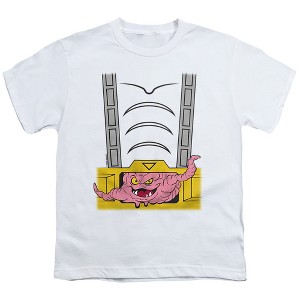 Teenage Mutant Ninja Turtles Krang Suit Kids T Shirt For Youth  White  X Large - 1 of 4