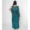 Unique Vintage Women's Fringe Flutter Sleeve Caftan - 3 of 3