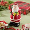 Certified International 56oz Santa's Retro Christmas 3D Cookie Jar - 4 of 4