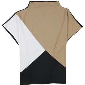 Alfani Womens Colorblock Pullover Blouse - 1 of 3