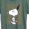 Women's - Peanuts - Boo Snoopy Scared Short Sleeve Graphic T-Shirt - 2 of 4