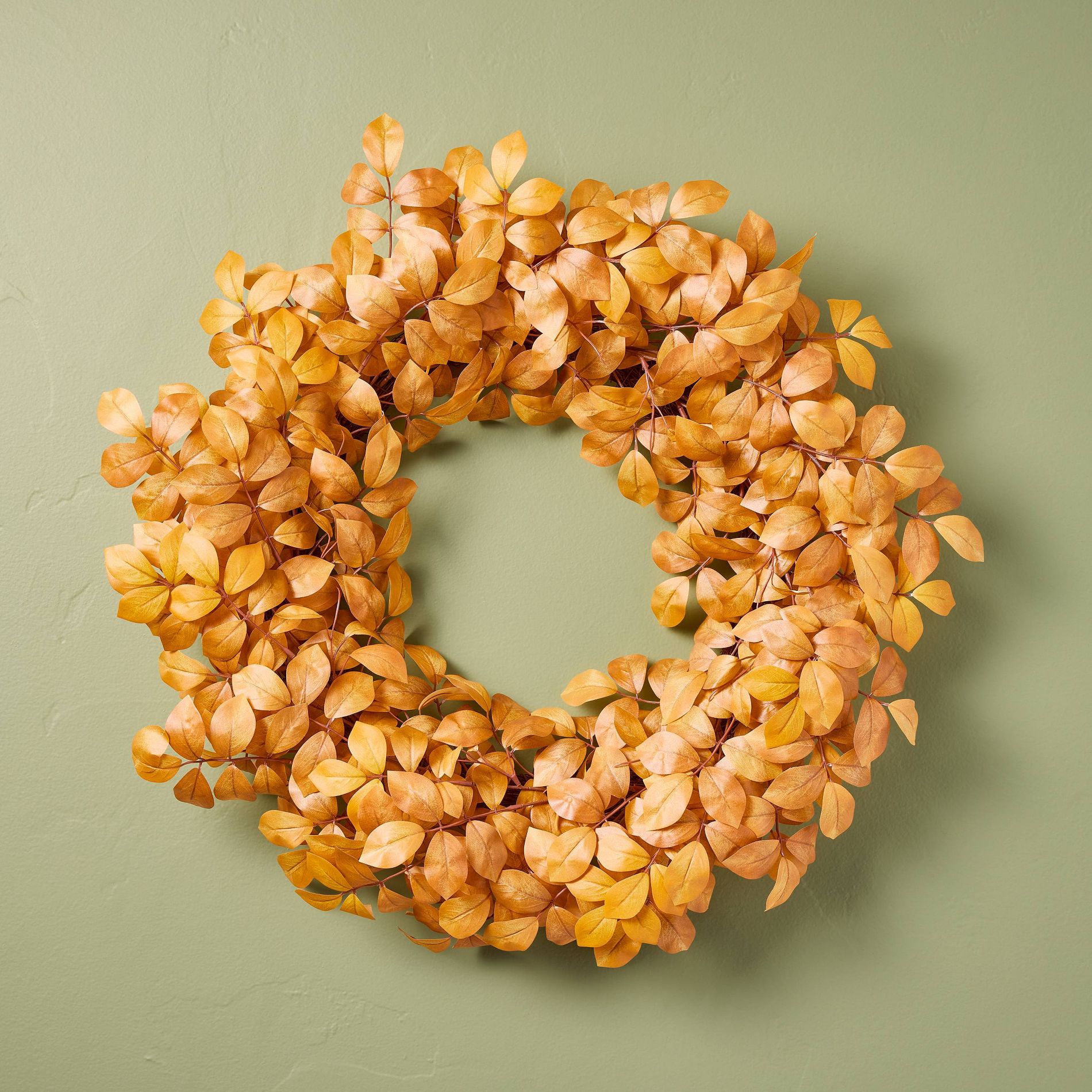 Yellow Aspen Wreath - Hearth & Hand™ with Magnolia