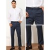 Lars Amadeus Men's Slim Fit Flat Front Office Formal Striped Dress Pants - 4 of 4